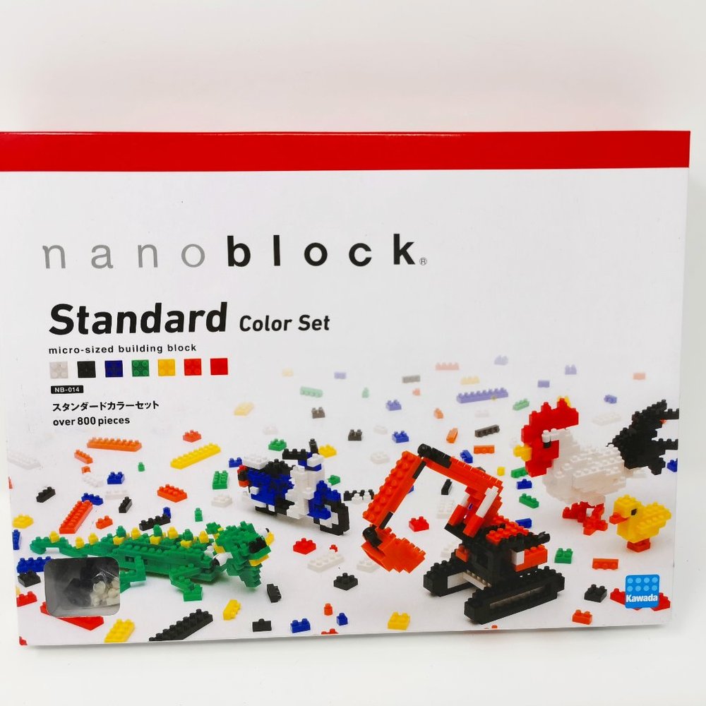 Nanoblock 014 Standard Color Set 800 Pc tiny Lego